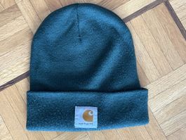 Carhartt Mütze dunkelgrün guter Zustand            