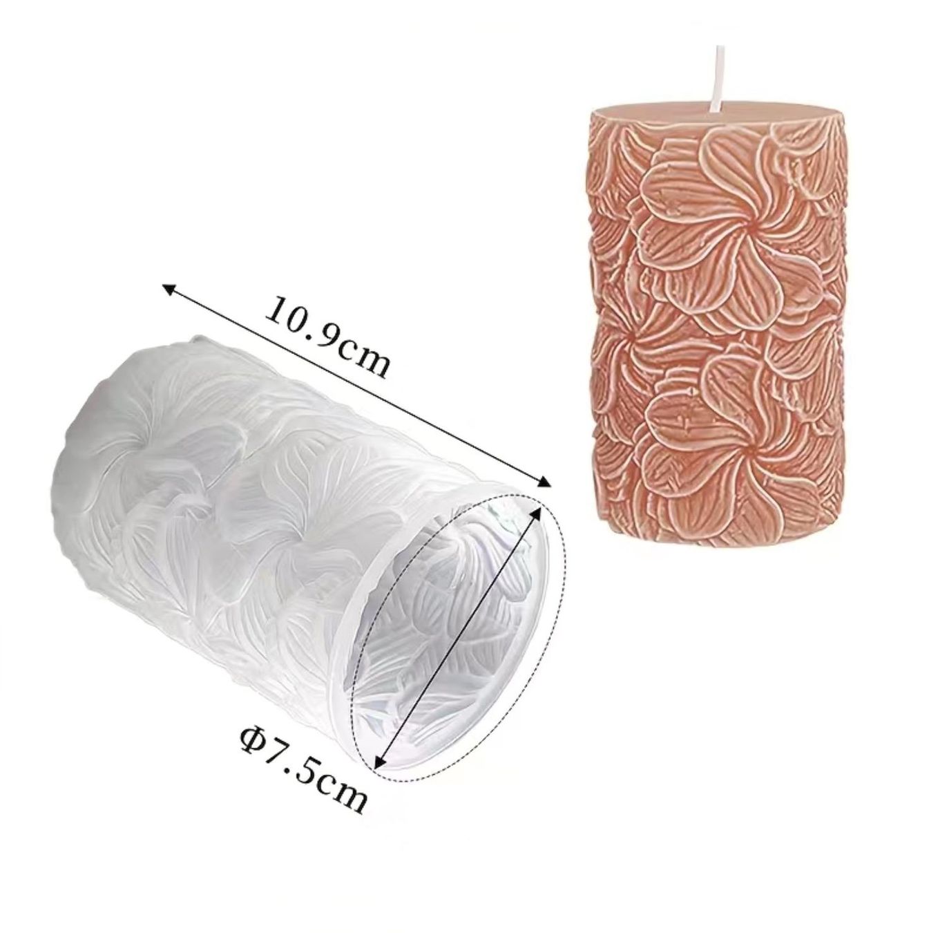 Teglie da forno: Silikonform Kerzenform Zylinder Frangipani – Nuovo e nell'imballaggio originale da Kaltbrunn venduto da schere-stein-papier
