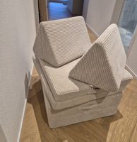Linodino Spielsofa Cord beige waschbar guter Zustand