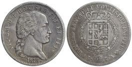 Italien, 5 Lire 1818