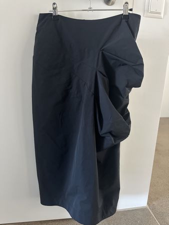 Dries Van Noten Rock schwarz Grösse 40 Baumwollmix