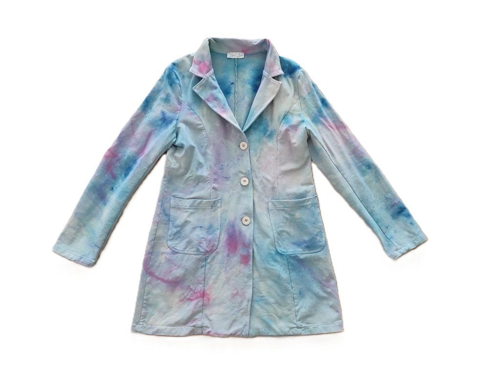 Giacche: Tie dye Jacke Blazer Long Gr S/M Batik Sa'Sa – Nuovo (secondo la descrizione) da Füllinsdorf venduto da Sunnebliemli7