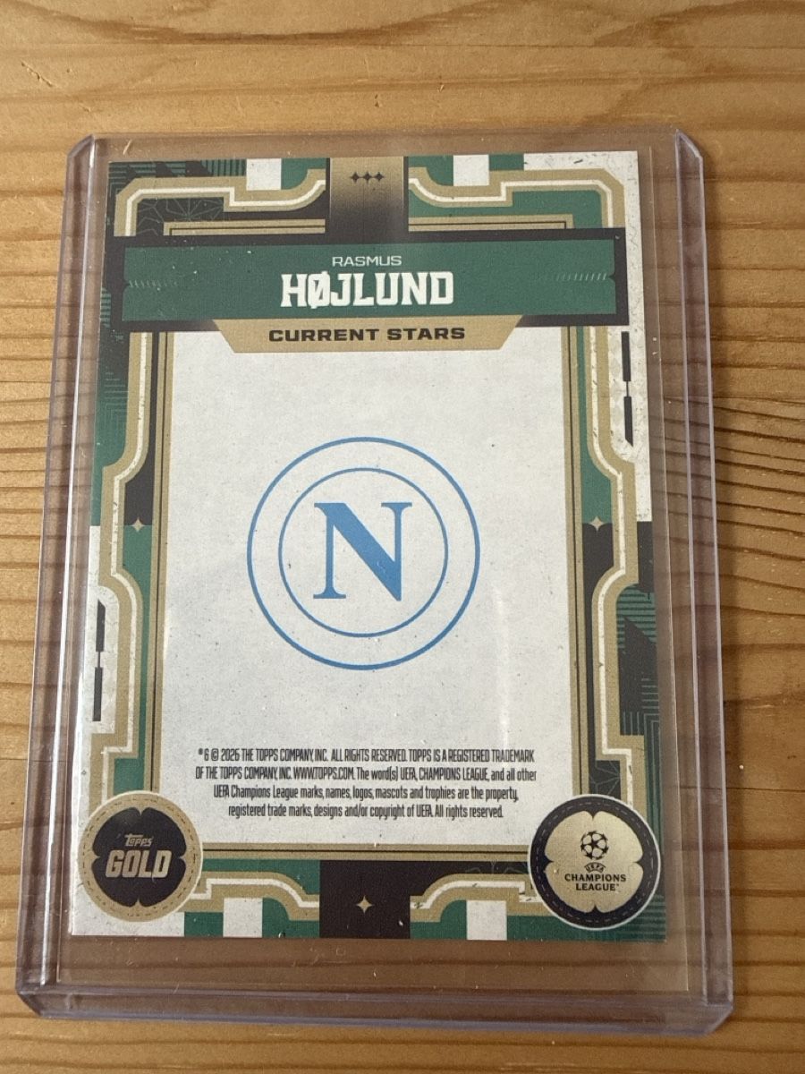 Topps Sammelbilder & Trading cards: Topps Gold Rasmus Hojlund Current Stars 52/75 – Neu (gemäss Beschreibung) aus Dottikon von KVN1504 1