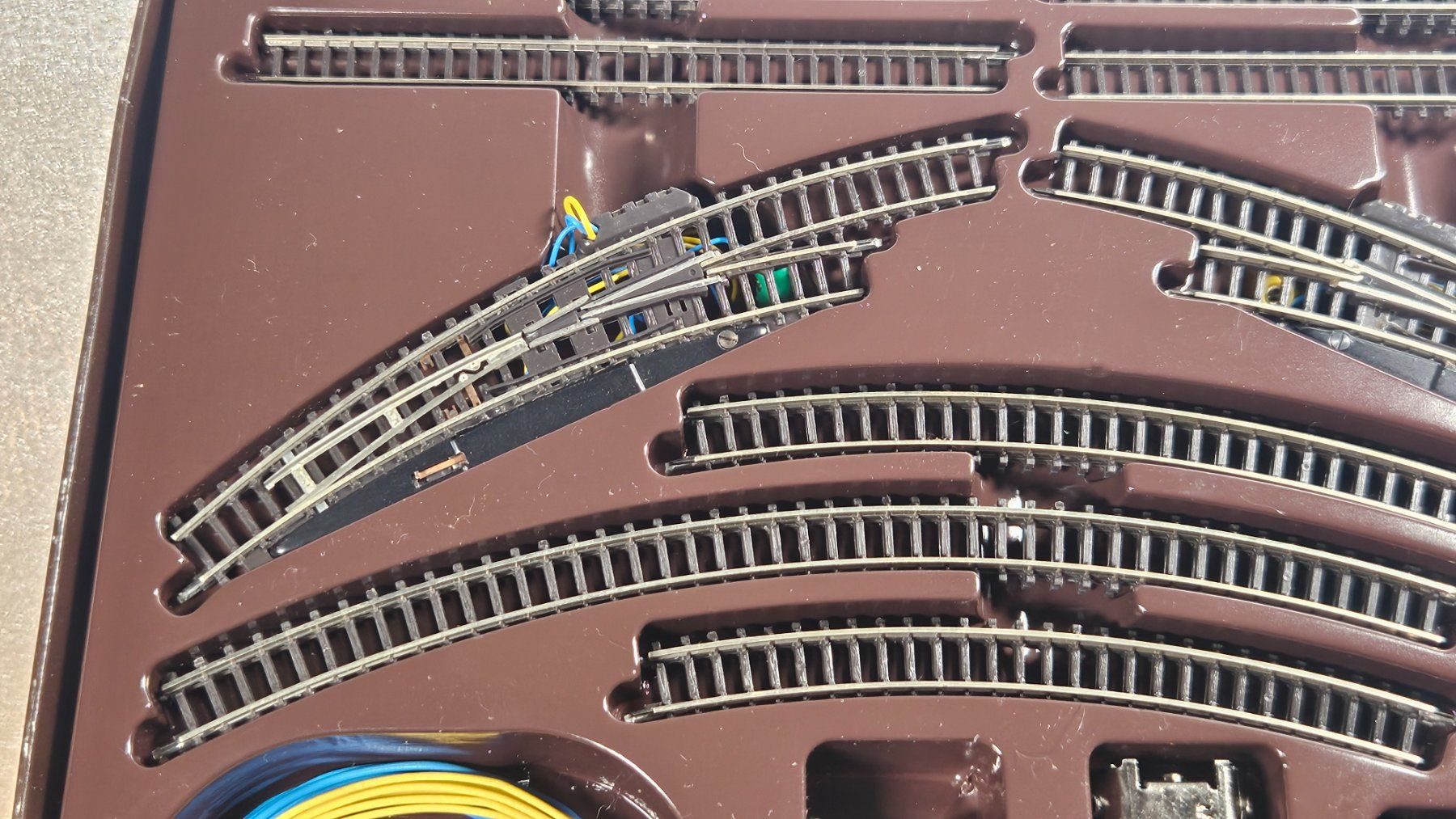 Märklin Modelleisenbahnen: 8192: Gleis-Erweiterungspackung T1 mit Bogenweichen, TOP! – Neu (gemäss Beschreibung) aus Therwil von ZUG-Pferd 2