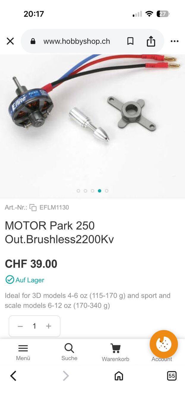 E-Flite Motori: E-Flite Park 250 Brushless Outrunner,! – Nuovo (secondo la descrizione) da Altendorf venduto da Roman771 3