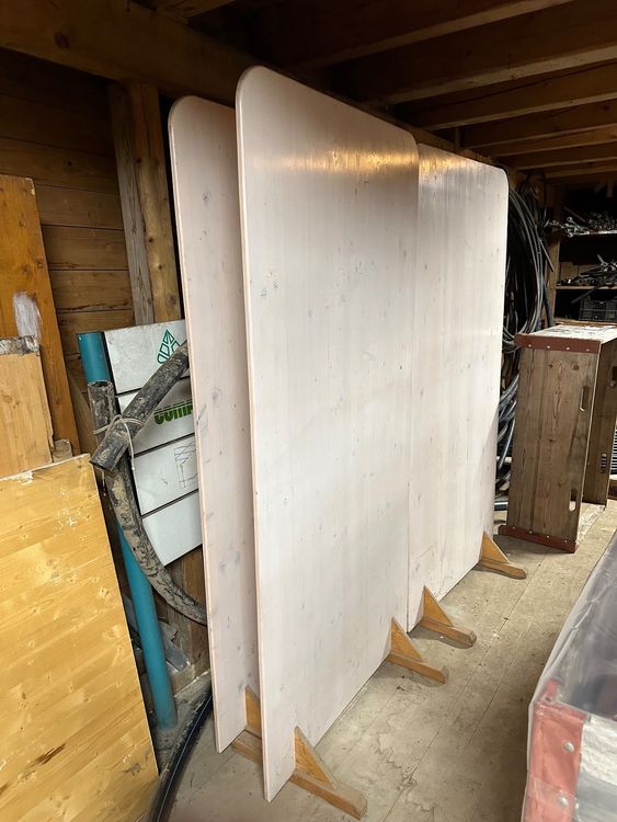Stellwände (Holz weiss lasiert) Kaufen auf Ricardo