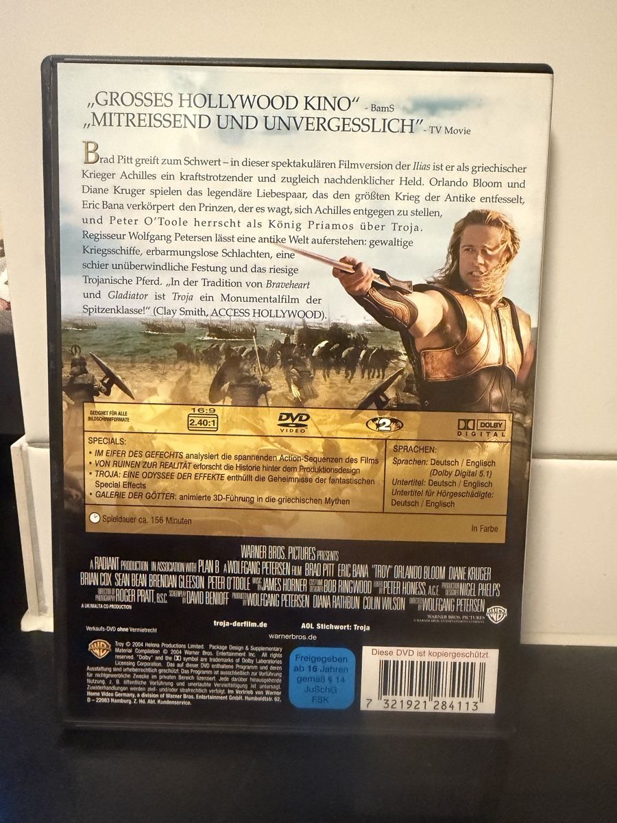 Tutti i DVDs: DVD Troja 2-Disc Edition guter Zustand – Nuovo (secondo la descrizione) da Lausen venduto da EisAmStiel94 1