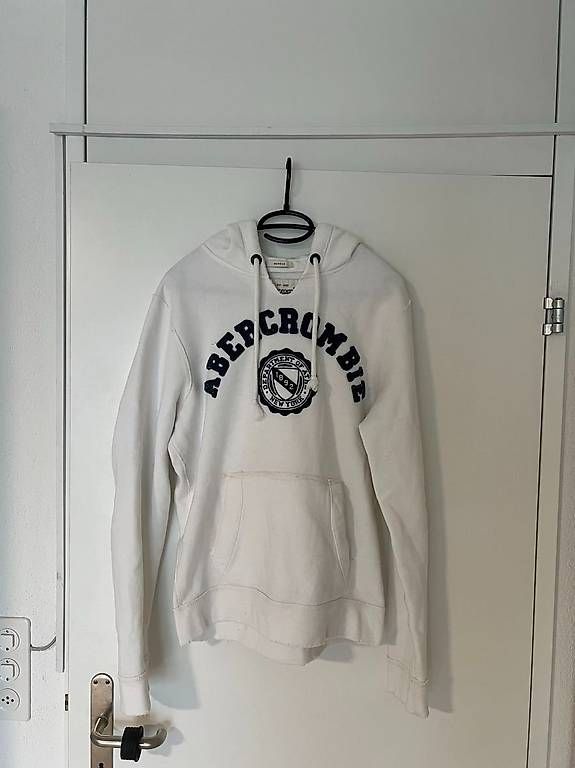 Maglioni & Felpe: Abercrombie Pullover Muscle Fit Weiss S Herren – Usato da Lufingen venduto da luc_g6rv