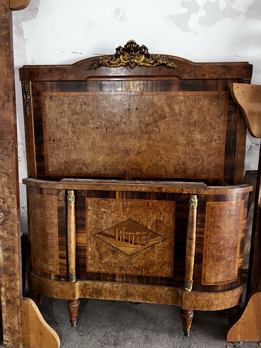 Letti: Bett im Louis XVI-Stil – Usato da Bern venduto da Ricardolini