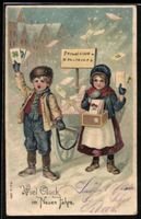 Litho Kinder verkaufen Ansichtskarten zu