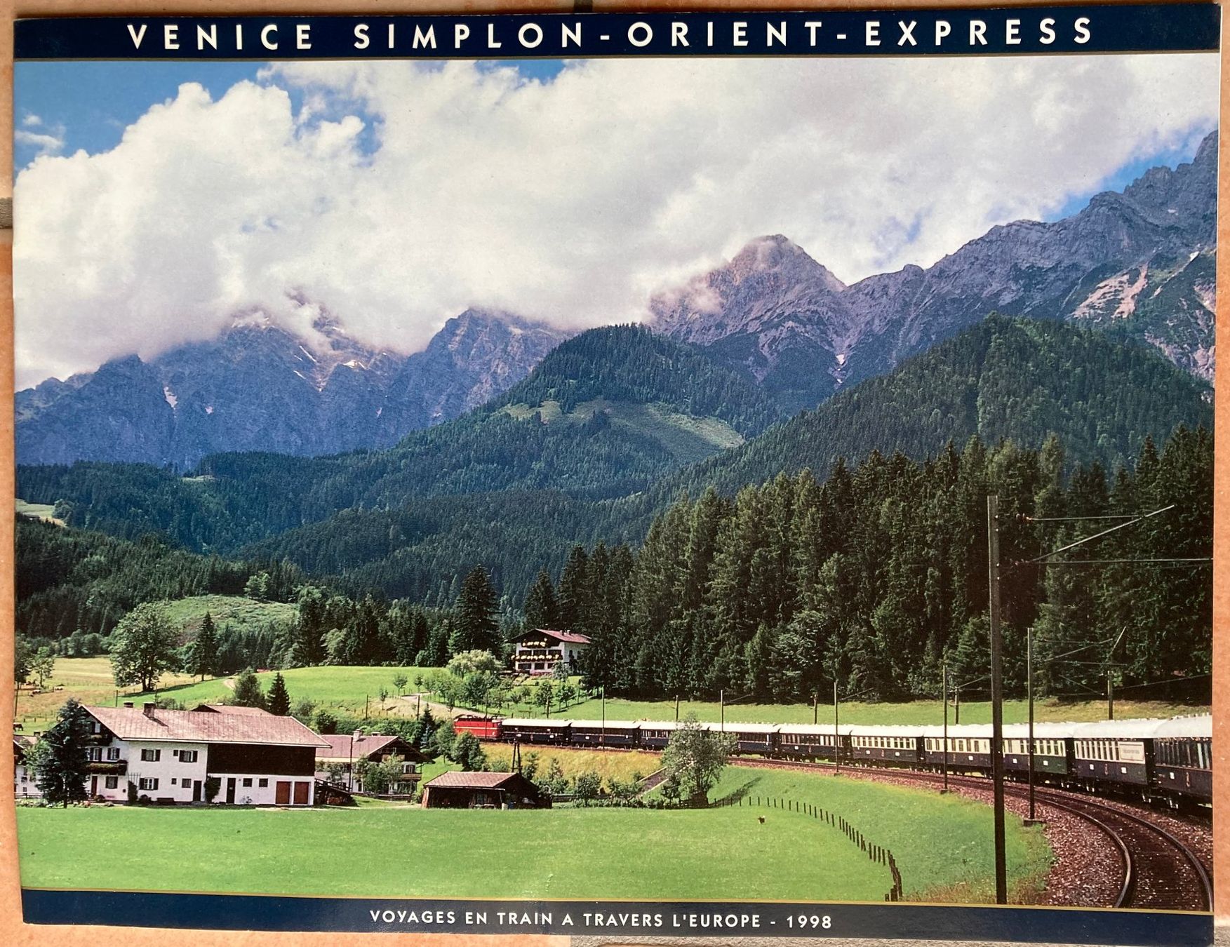 Documenti: Venice Simplon - Orient-Express. Voyages en train.... 1998 – Usato da Versoix venduto da Decapod
