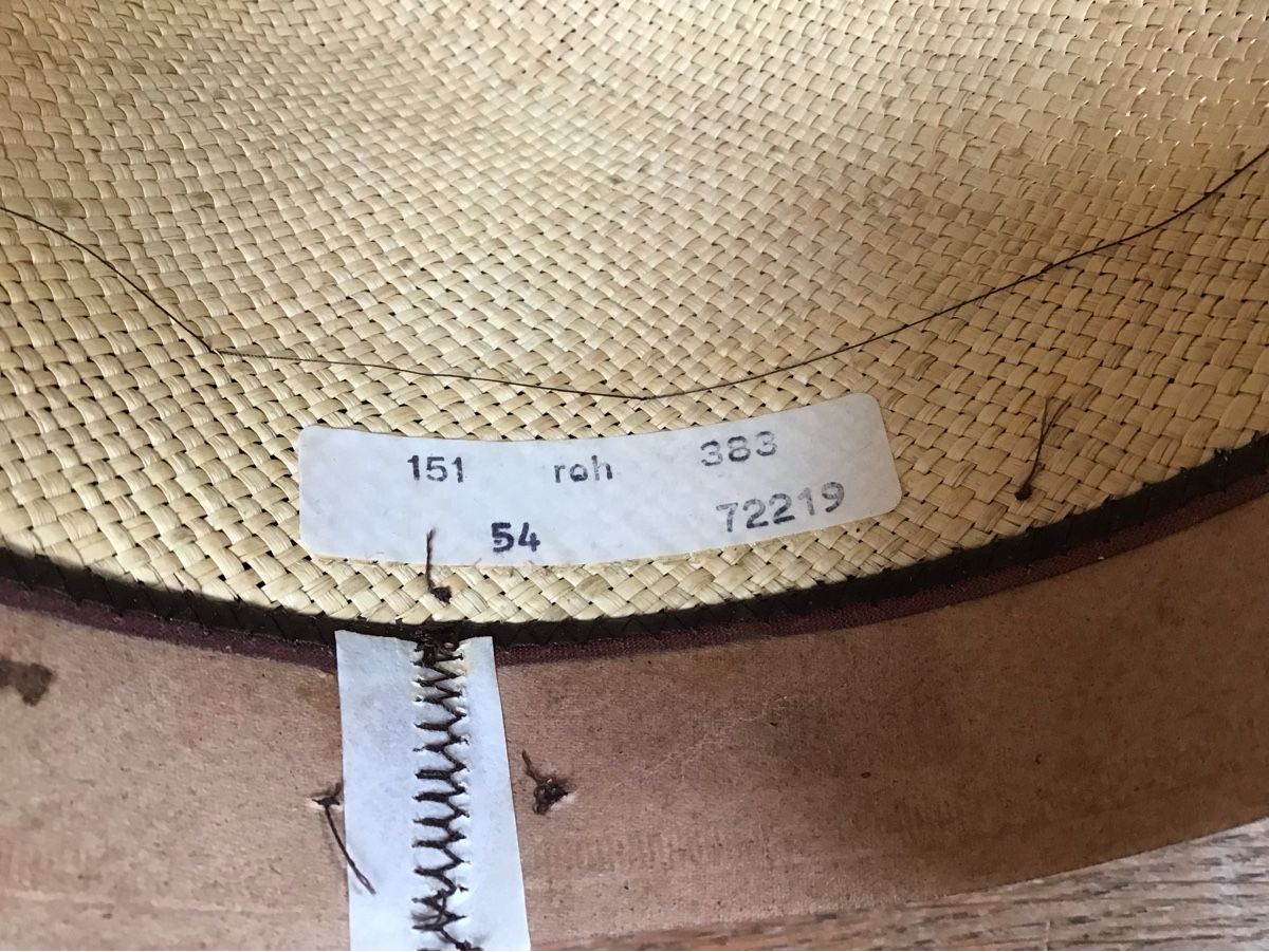 Copricapi, berretti & cappellini: Strohut Ecuador Panama Gr. 54 – Usato da Rodersdorf venduto da trueegg 6