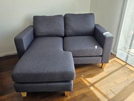 Ecksofa NOLAN dunkelgrau Stoff guter Zustand - ab 1.- CHF