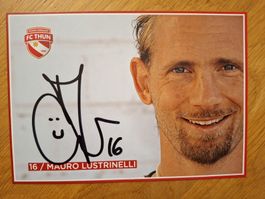 Mauro Lustrinelli Autogrammkarte FC Thun