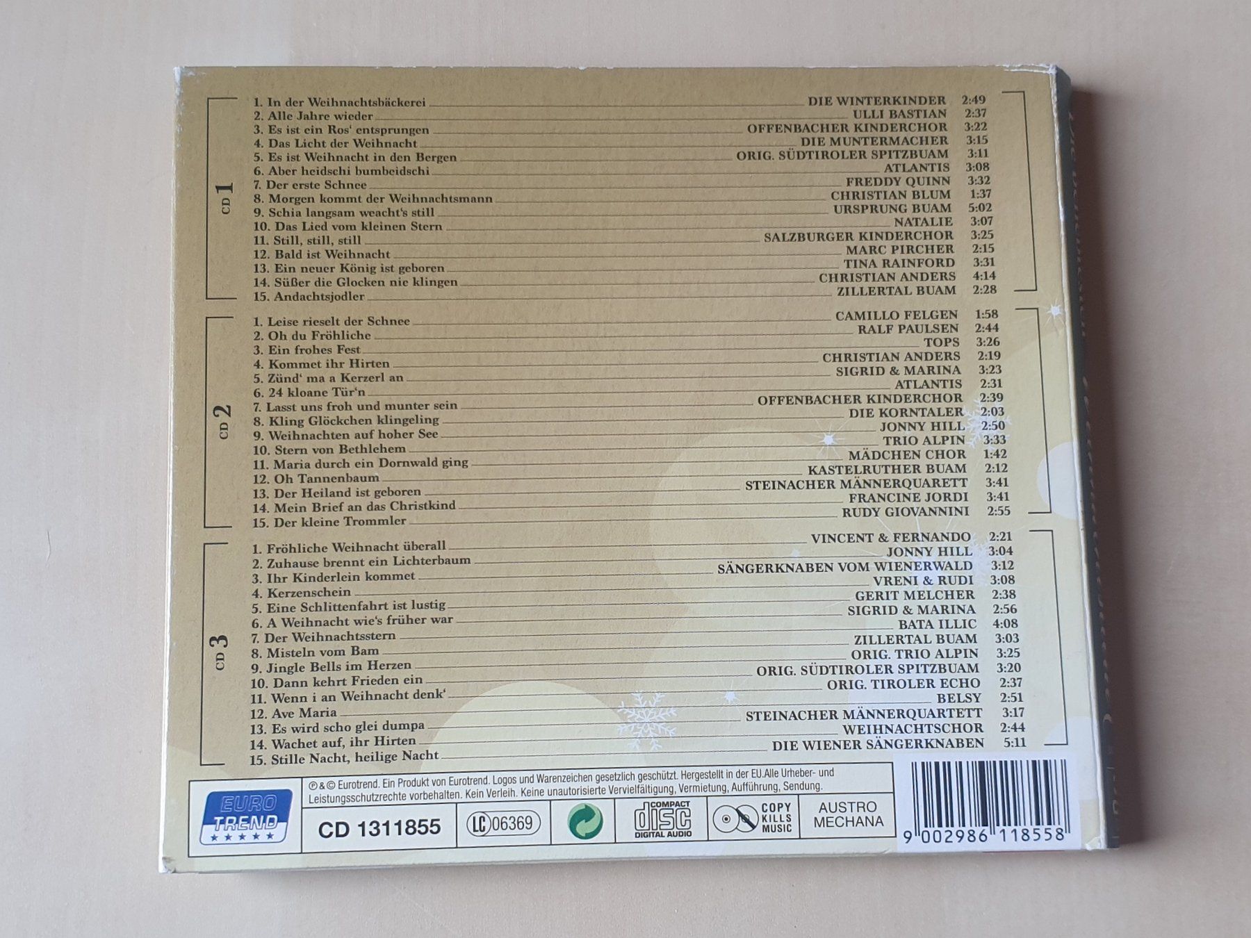 CD: Die beliebtesten Weihnachtslieder – Usato da Stansstad venduto da collectorsshop 2