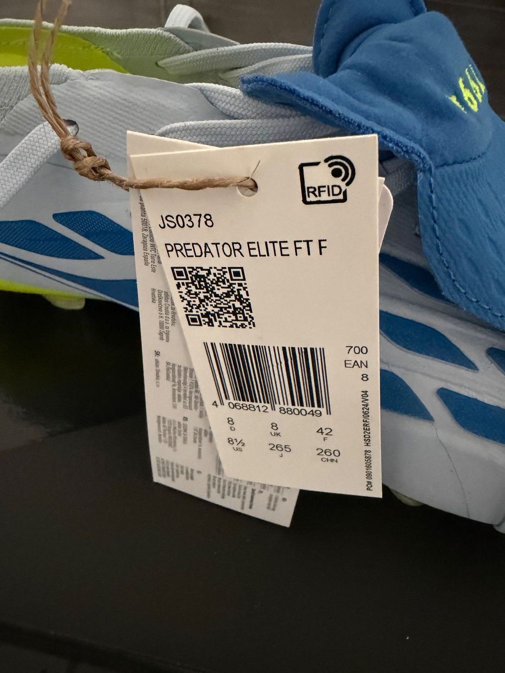 Adidas Scarpe da uomo: Predator Elite FG CRSK/RAYBLUE/TESOYE (Grösse 42) – Nuovo (secondo la descrizione) da Oftringen venduto da deki-78 3