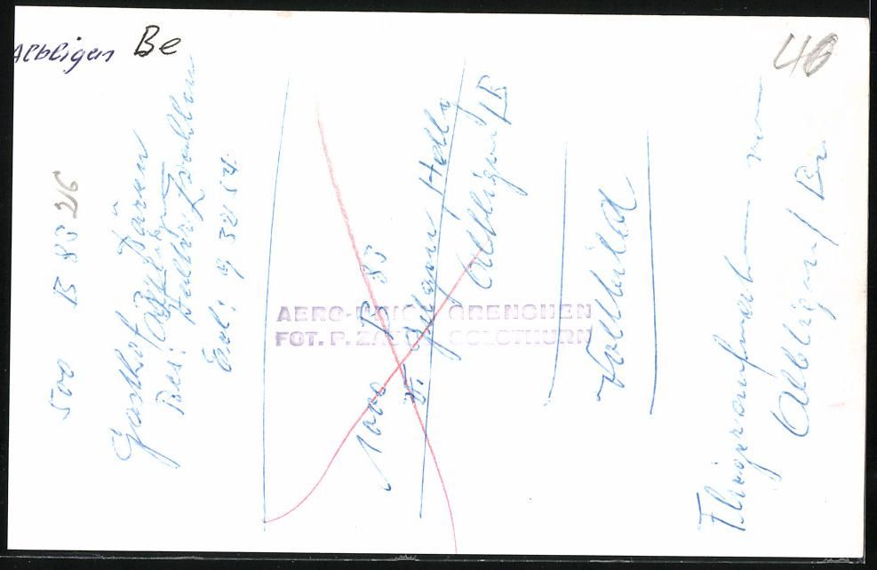 Photos & affiches: Fotografie Albligen / Bern, Fliegeraufna – D'occasion à Berlin par bartko-reher 1
