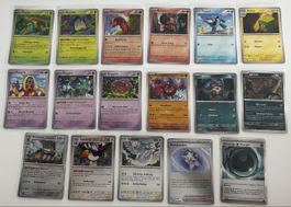Pokémon Dunkelnacht 17 Karten DE Lot ohne Doppel
