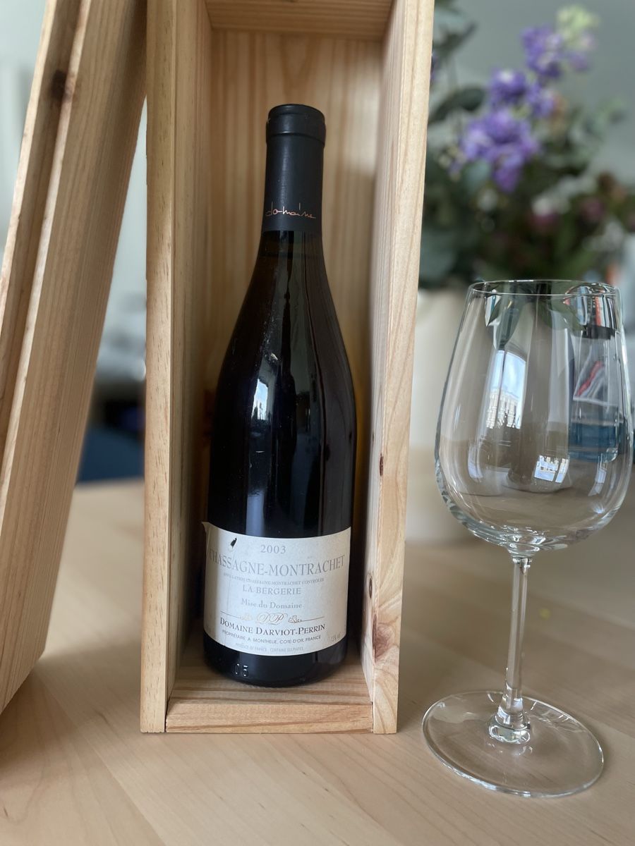 Vino: 2003 Domaine Darviot-Perin Montrachet – Nuovo e nell'imballaggio originale da Glattpark(Opfikon) venduto da fra_6n5b