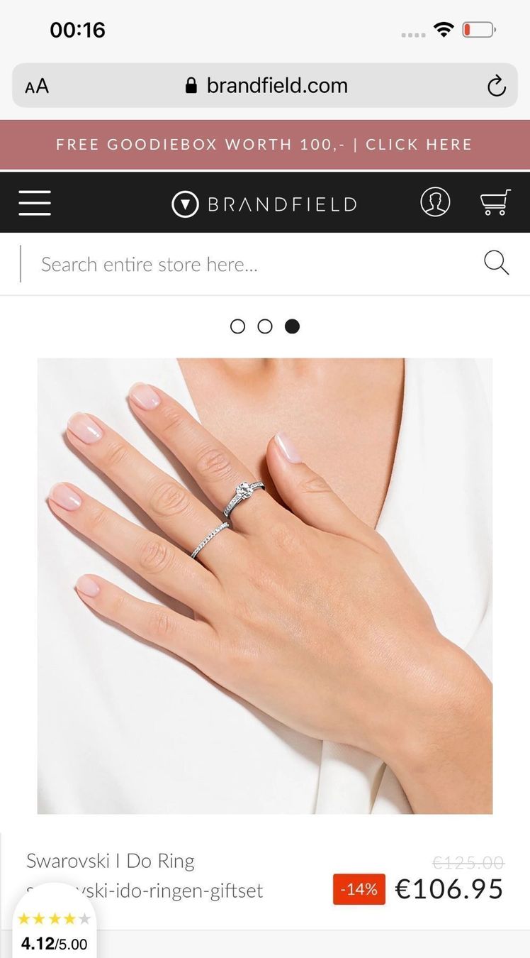 Swarovski Ringe: SWAROVSKI Attract RING SIZE 52 NEU – Neu und originalverpackt aus Winkel von Luxtime 9
