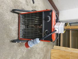 BX 9 AE 380 Volt Bauheizlüfter + CEE 32A 5/P zu CEE 16A 5/P