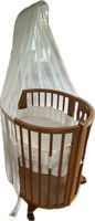 STOKKE Babybett mit Himmel und Matratze 