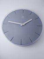 Sweet Uhr Wanduhr Grau Plastik
