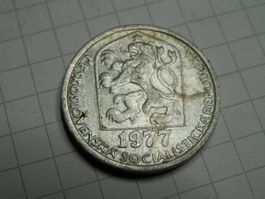 Tschechoslowakei 10 Heller, 1977
