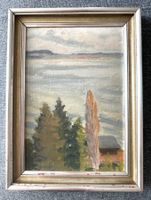 🟢 peinture à l'huile tableau - paysage Gemälde – Ölgemälde