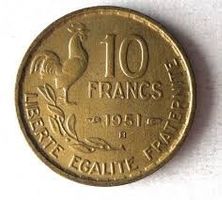 10 Franc Frankreich 1951 B