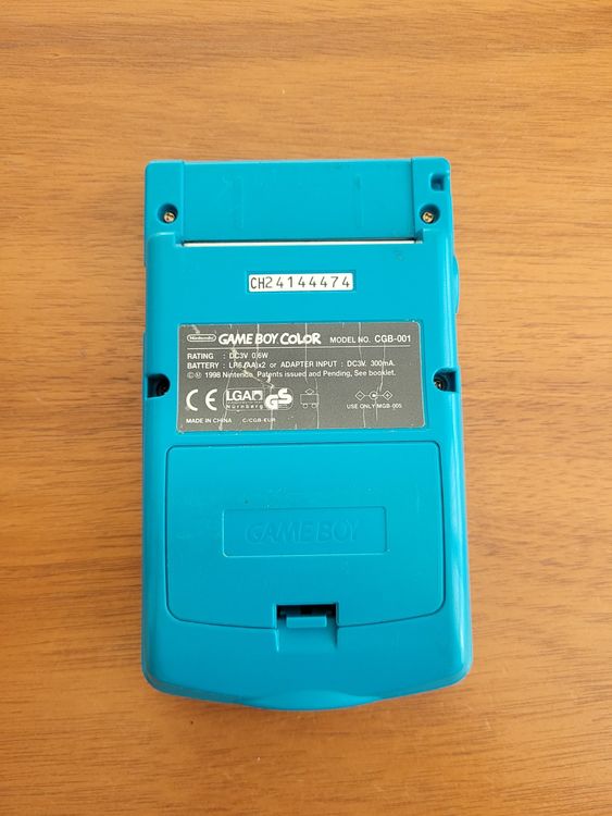 Console Nintendo – Game Boy Color – Turquoise – CGB-001 (Gebraucht) in ...