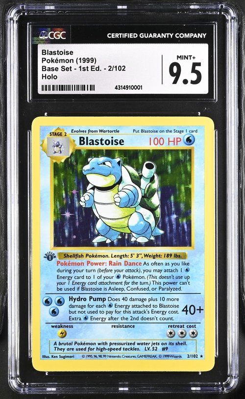 Pokémon Carte collezionabili: Pokemon (1999), Blastoise, 1stEd, Base Set, vintage, clean – Usato da Lausen venduto da Misterspidy