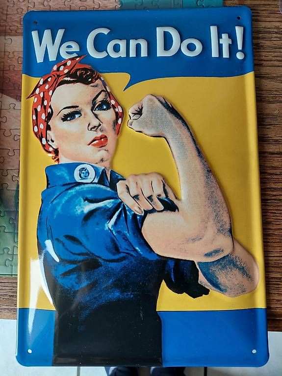 Posters & Illustrations: Blechbild "we can do it" – D'occasion à Biel/Bienne par ChZ10