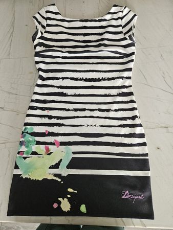Chices Desigual Kleid Gr. L, schwarz-weiss gestreift