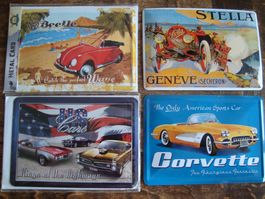 Cartes postales émaillées (automobiles)