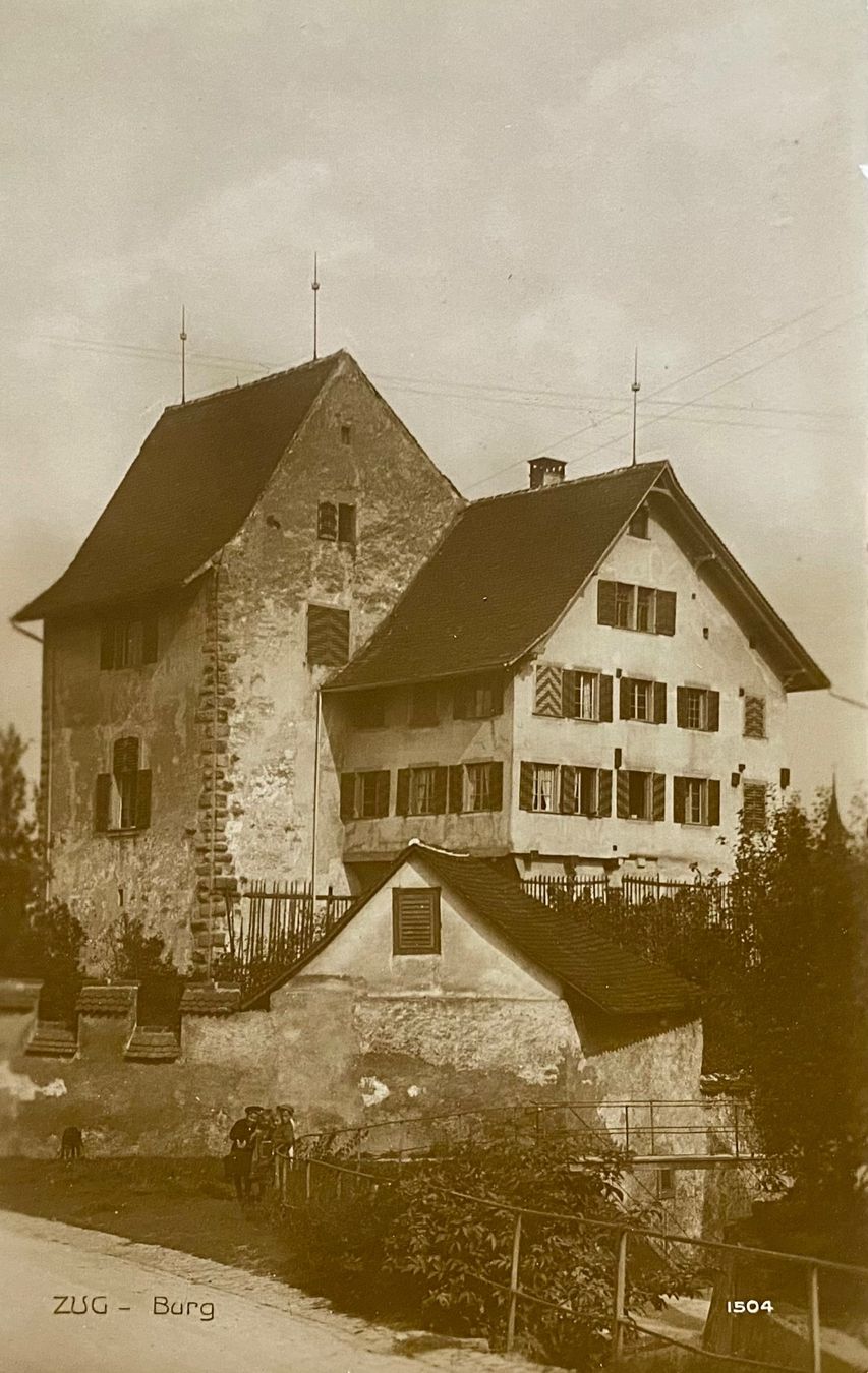 Ansichtskarten: ZUG -  Die Burg – Gebraucht aus Root von ENGLAND-TREASURES 1
