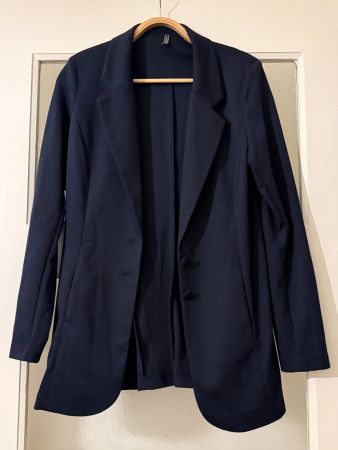 Damen Blazer dunkelblau zwei Knöpfe guter Zustand