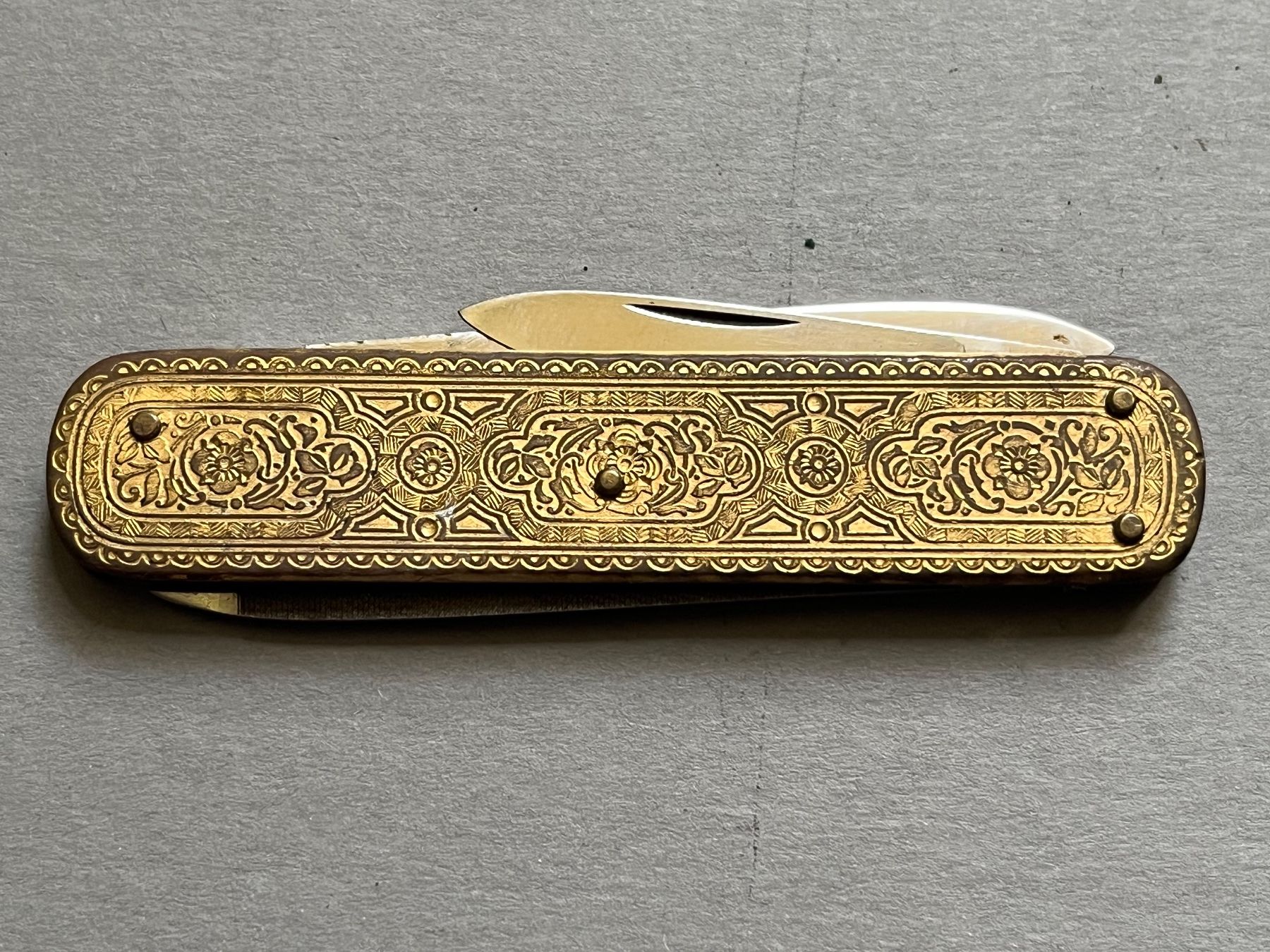 Solingen Couteaux de poche: Antikes Sackmesser J.A.Henckels Solingen 80 mm - selten – Défectueux à Zürich par FV.vintage 8