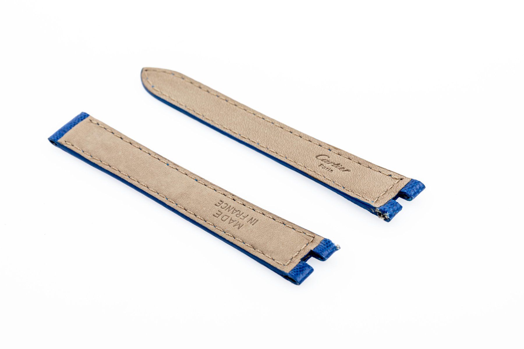 Cartier Bracciali & Braccialetti: Cartier blue leather strap 11mm NEW – Nuovo (secondo la descrizione) da Epalinges venduto da bracelet123 1