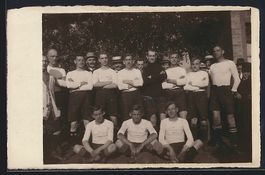 Foto-AK Berlin-Moabit, Fussball-Verein S