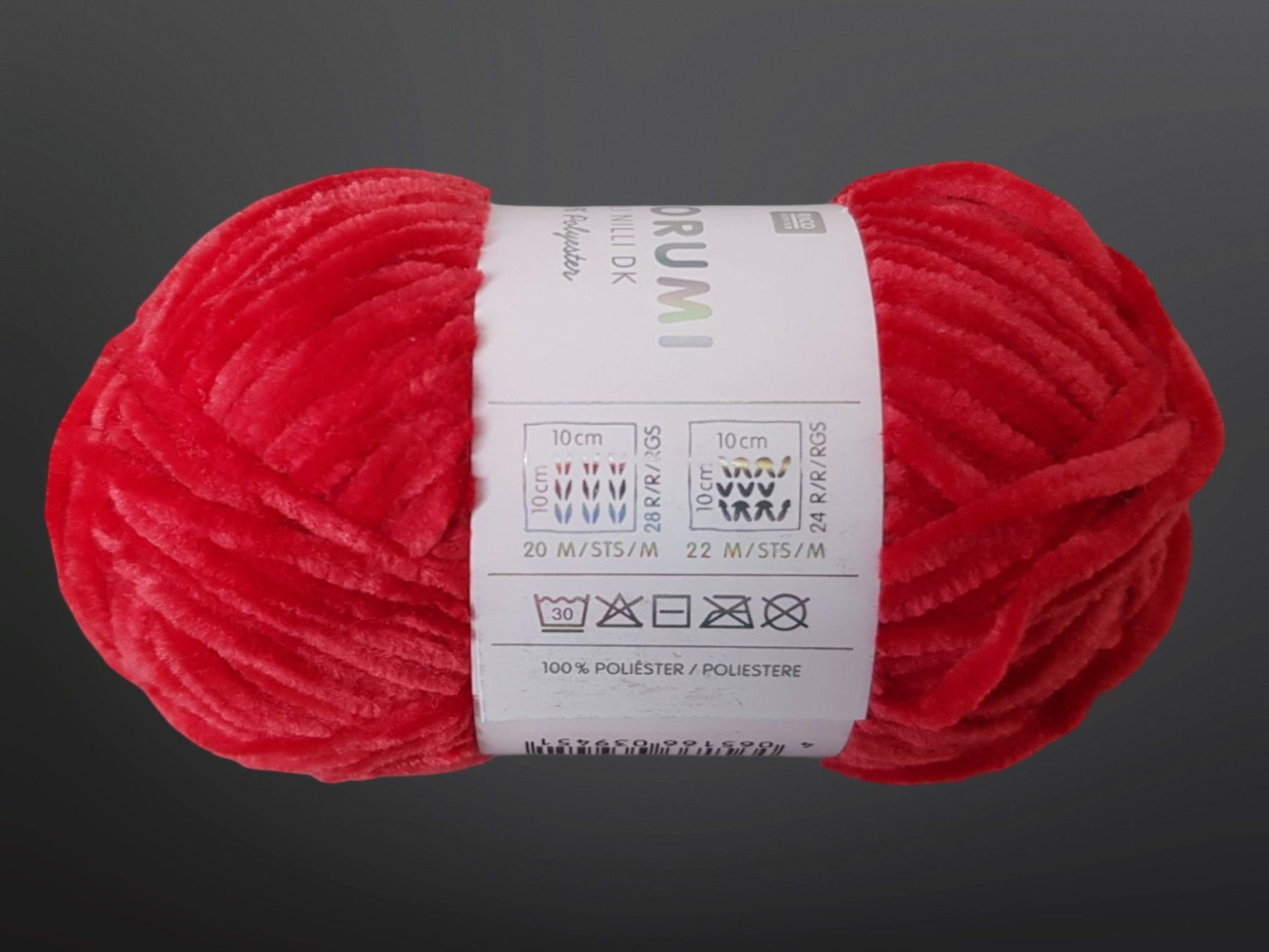 Lana: RICO DESIGN flauschiges Garn Rot 10 Stk. – Nuovo (secondo la descrizione) da Suhr venduto da Restwert_Suhr 4