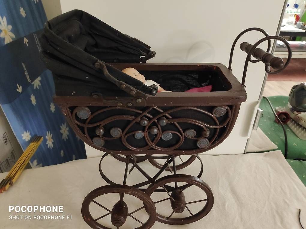 Carrozzine per bambole: Vintage Puppenwagen – Usato da Frick venduto da fendiartax 1
