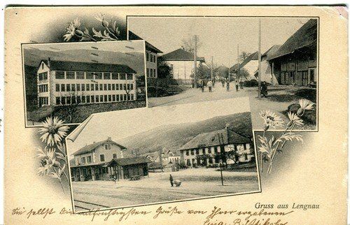 Ansichtskarten: Lengnau AG Bahnhof – Gebraucht aus Rapperswil SG von INTELVI