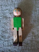 Holz-Puppe Gliederpuppe, Vintage 60er Jahre fürs Puppenhaus