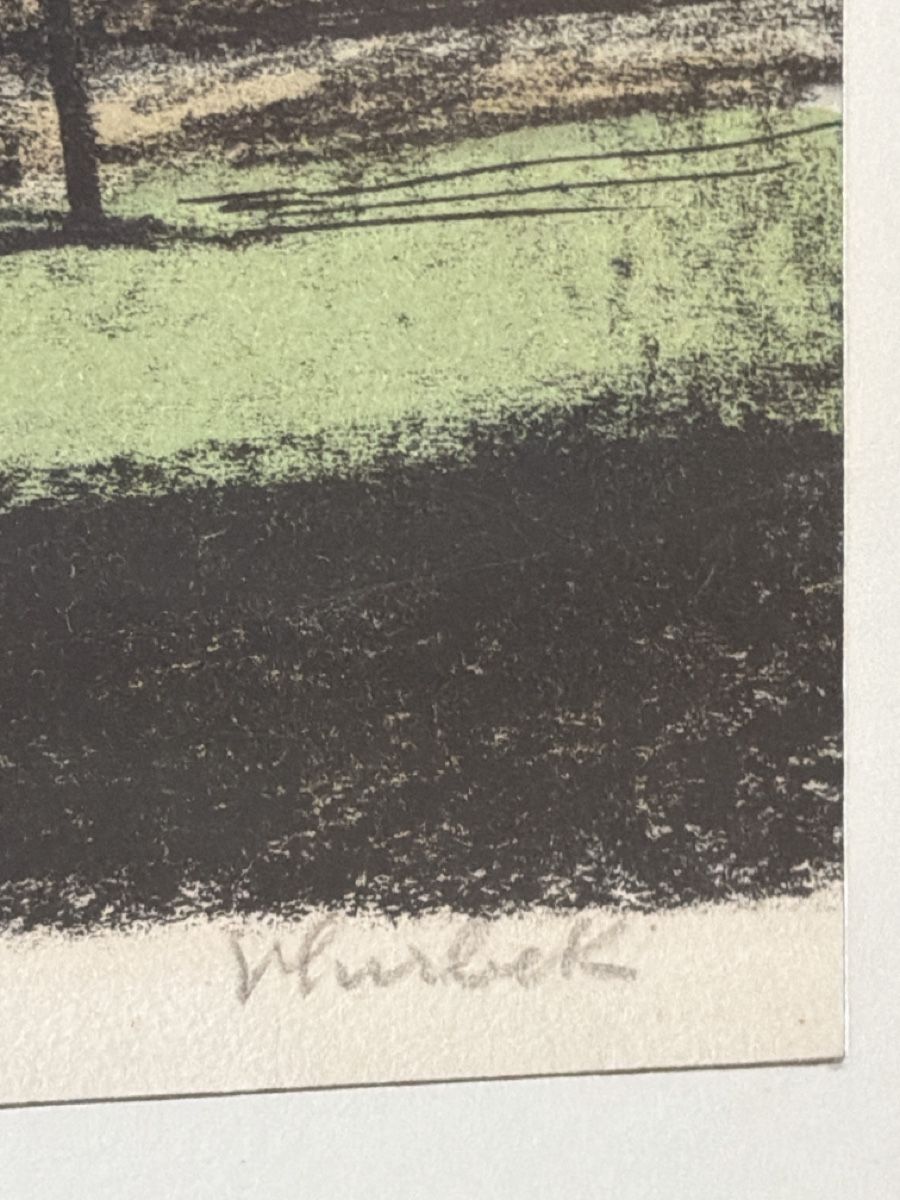 Arts picturaux & lithographies: Victor Surbek, Farblithohrafie, signiert. – D'occasion à Biberist par Momo33 4