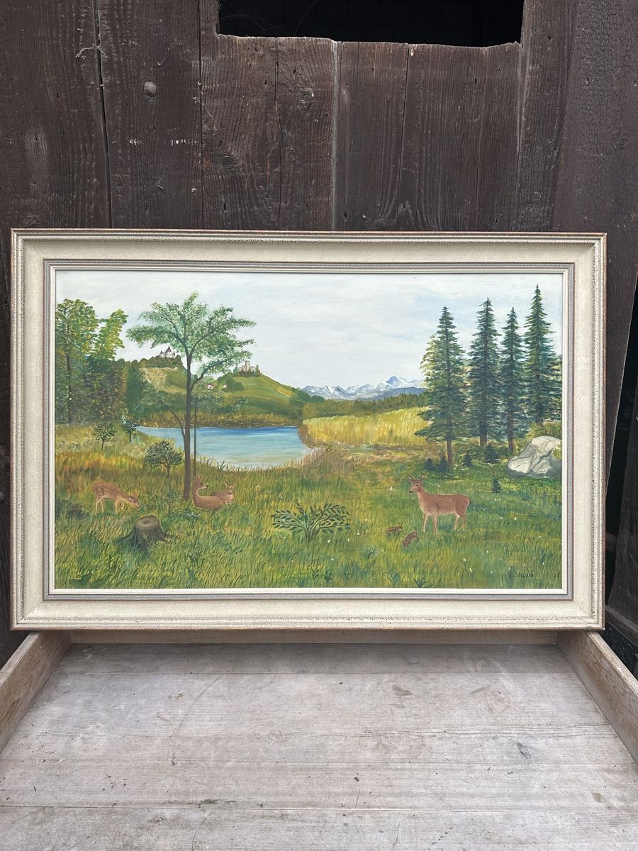 Gemälde: Ölgemälde Wandbild – Gebraucht aus Villmergen von Bezdupe 1