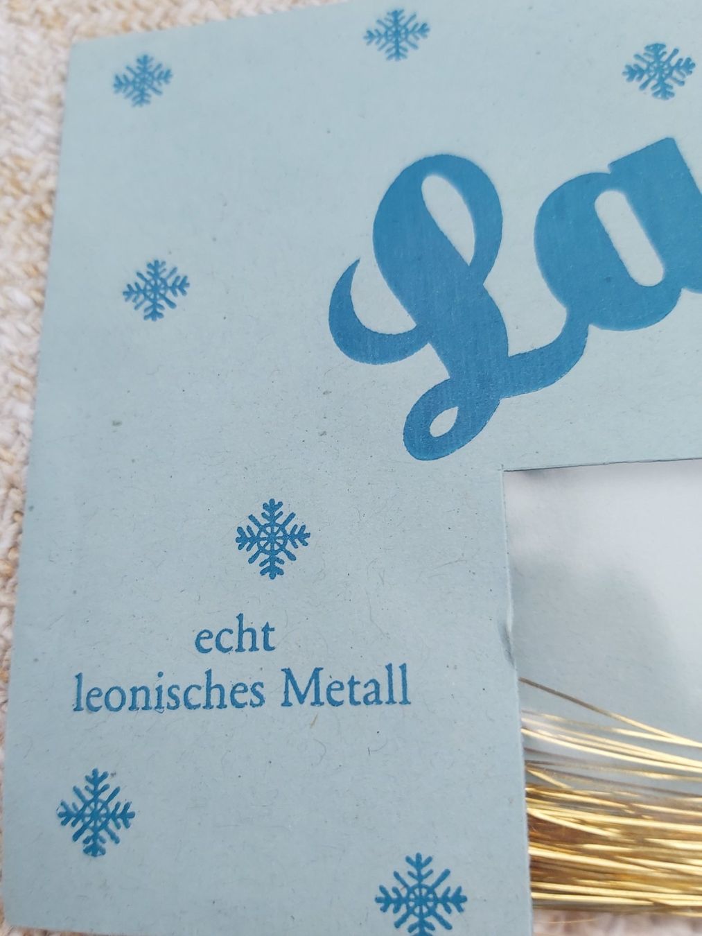Tutte le decorazioni: Echt leonisches Metall Lametta – Nuovo (secondo la descrizione) da Bern venduto da aronari 2