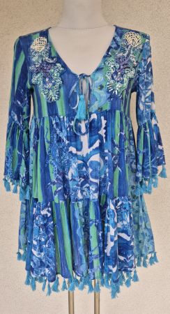 Wunderschönes Ibiza Kleid von Antica Santoria one Size