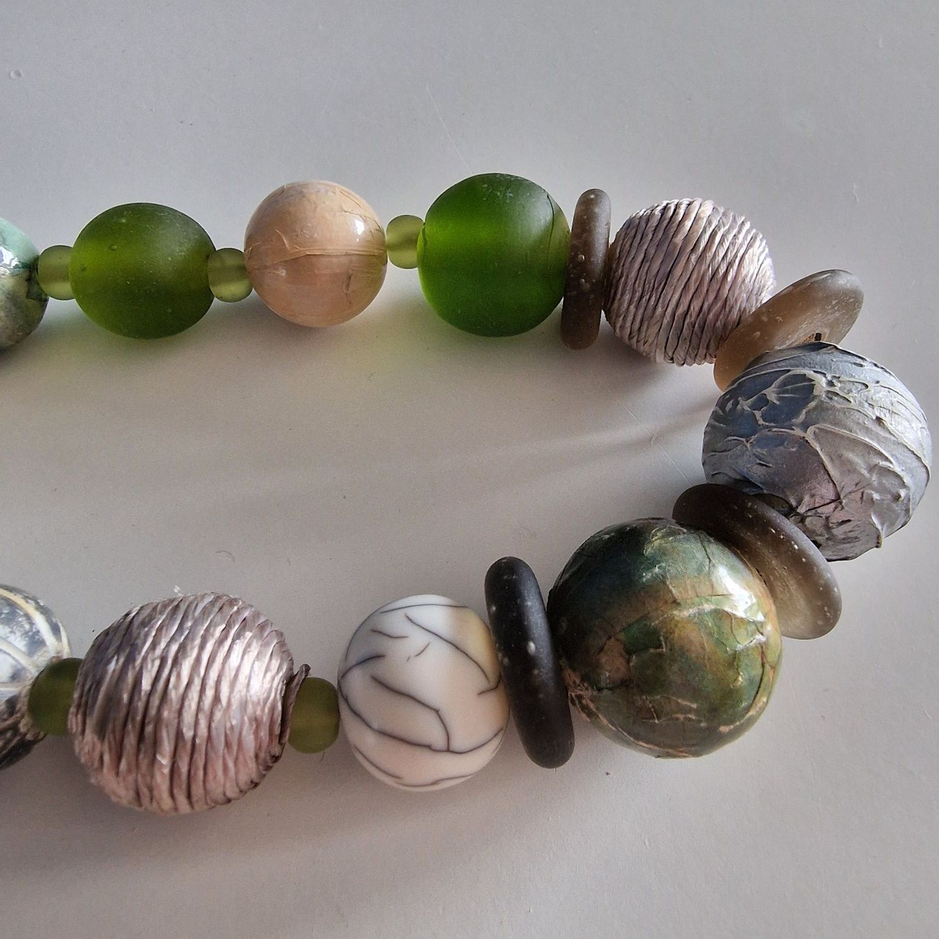 Ketten: Vintage Modekette aus Glas- und Kunststoffperlen – Gebraucht aus Birr von sen_8djr 6