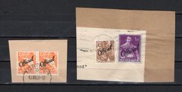 Lot Timbre  Suisse Timbre Officiel ,  voir Photos